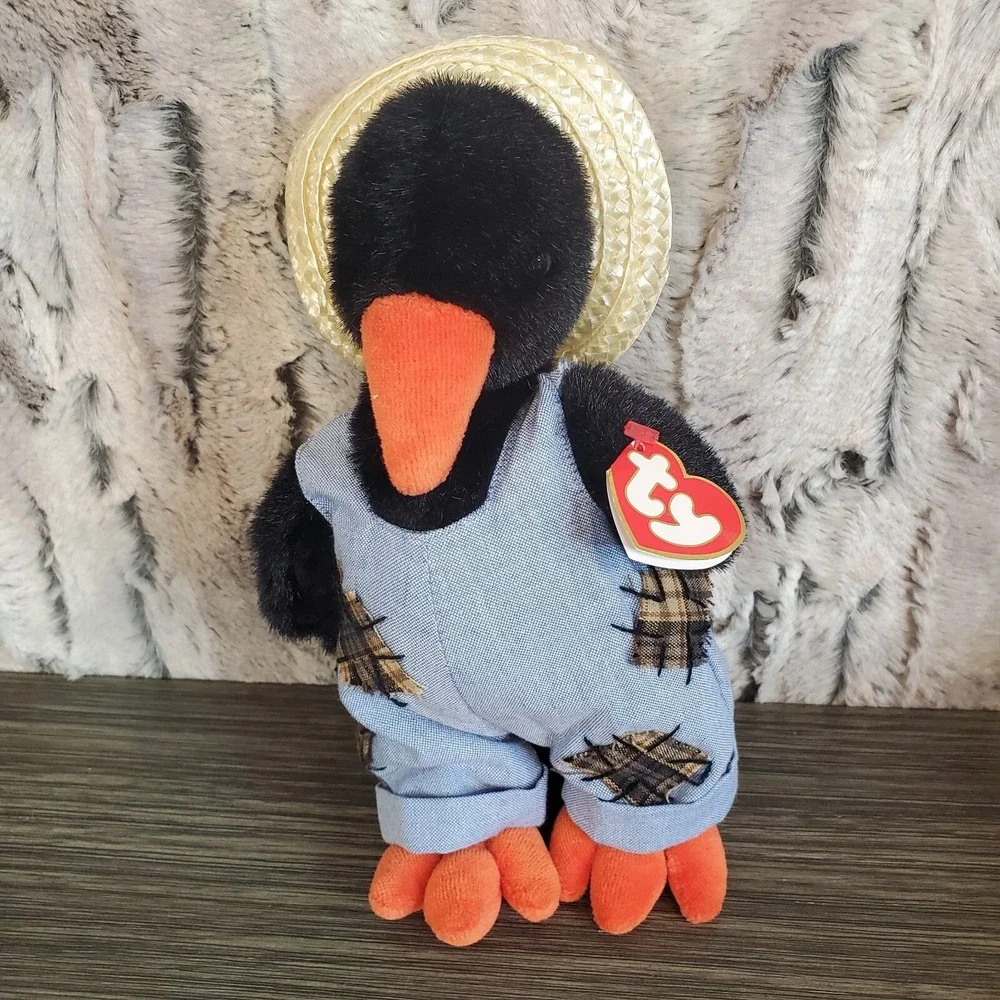 Ty Attic Collection - Cawley- Farmer Black Crow 9